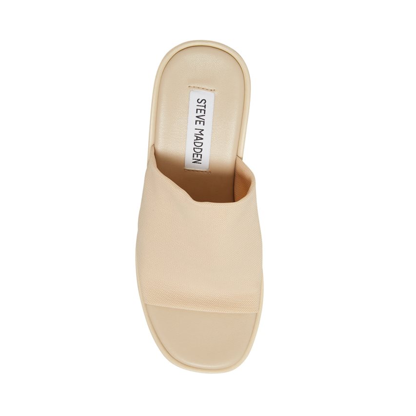 Zapatos Plataforma Steve Madden Sami Mujer Beige | ES QPES48